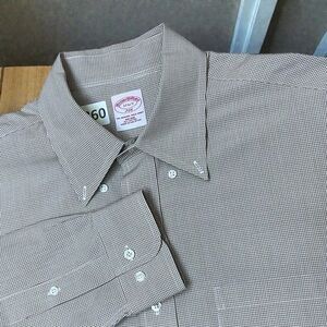 Brooks Brothers The Original Polo Shirt Men Size 17 6/7 Non-Iron Prima Cotton